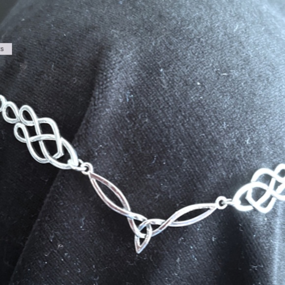 Celtic tiara in gold delicate design - Picture 5 of 12